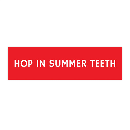 Summer Teeth Sticker